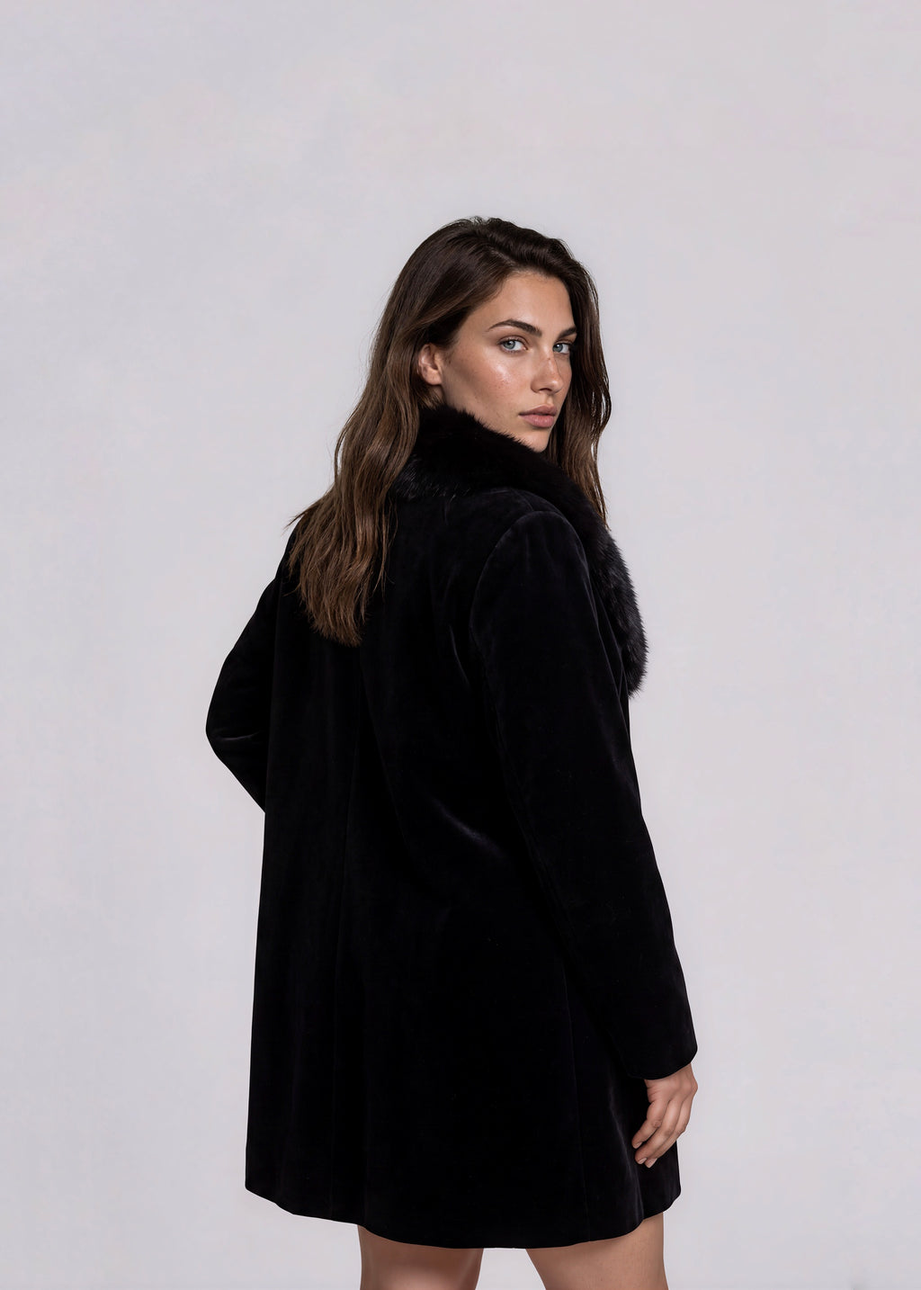 Max Mara Black Camel Coat