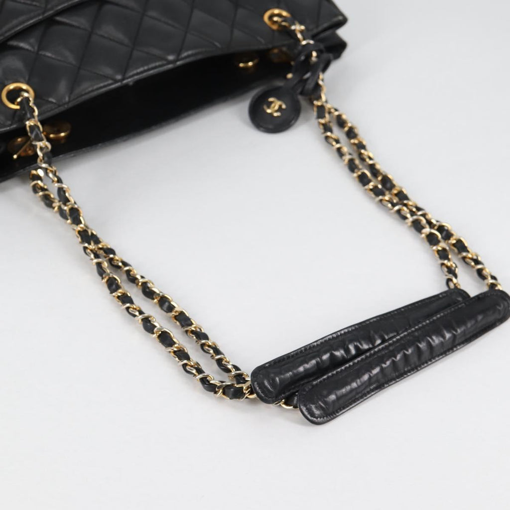 Chanel Black Leather Tote