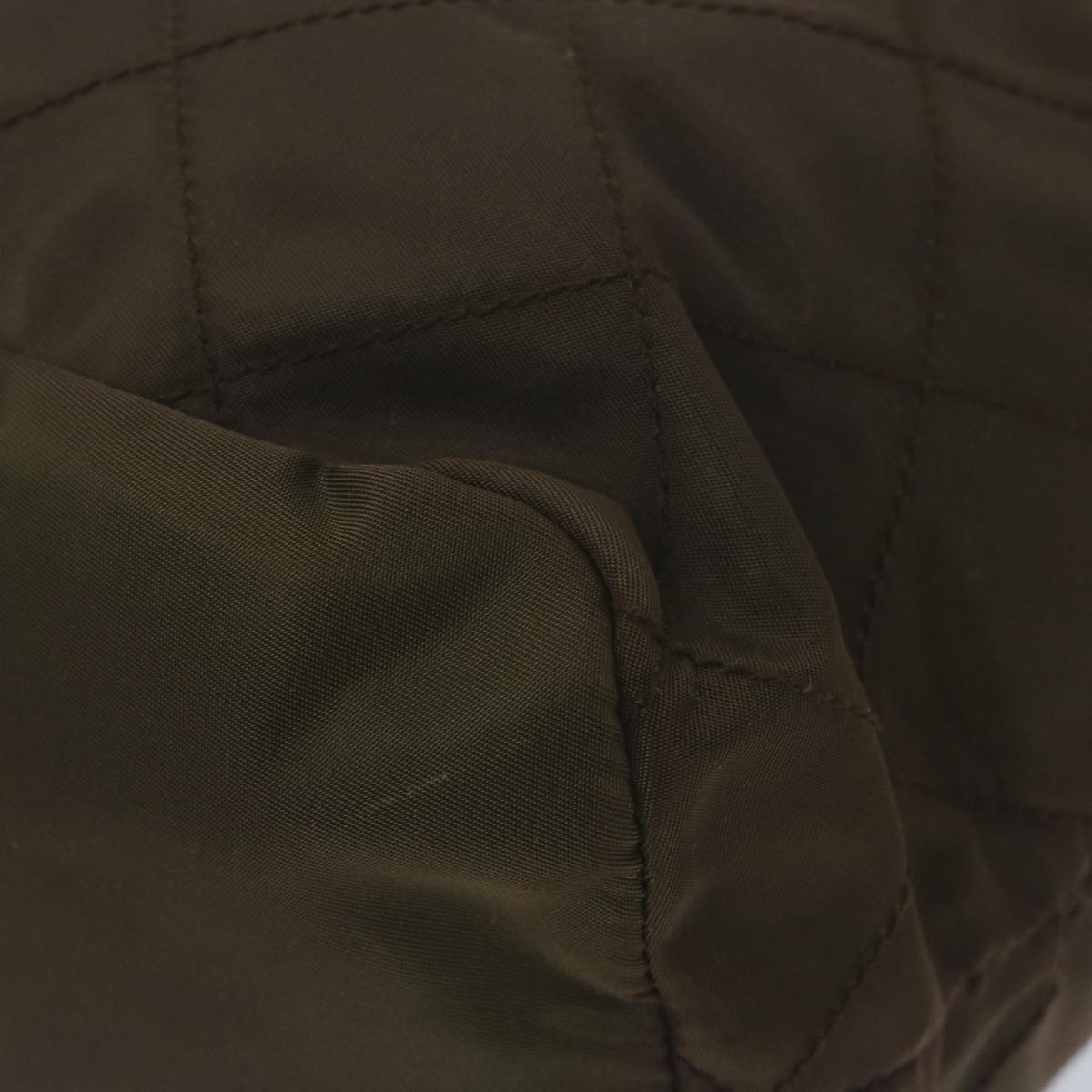 Prada Khaki Chain Shoulder Bag