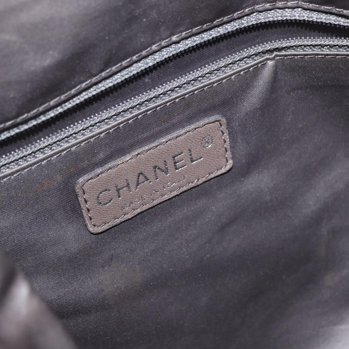 Chanel Black Logo Pillow Tote