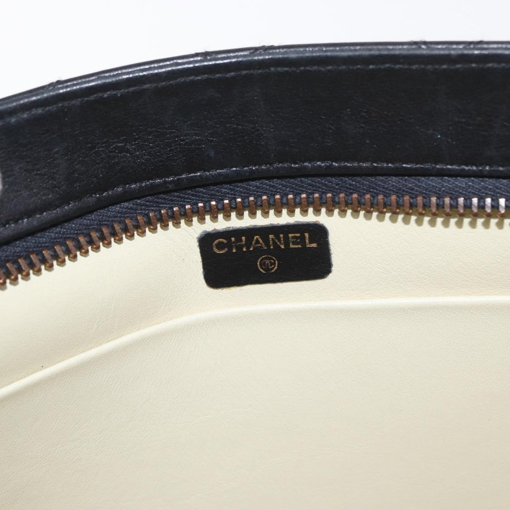Chanel Black Leather Clutch