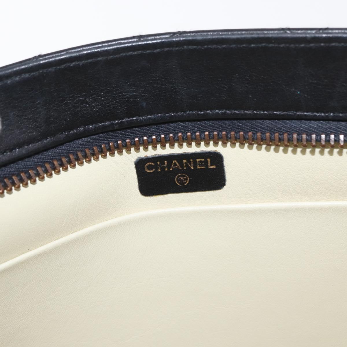 Chanel Black Leather Clutch