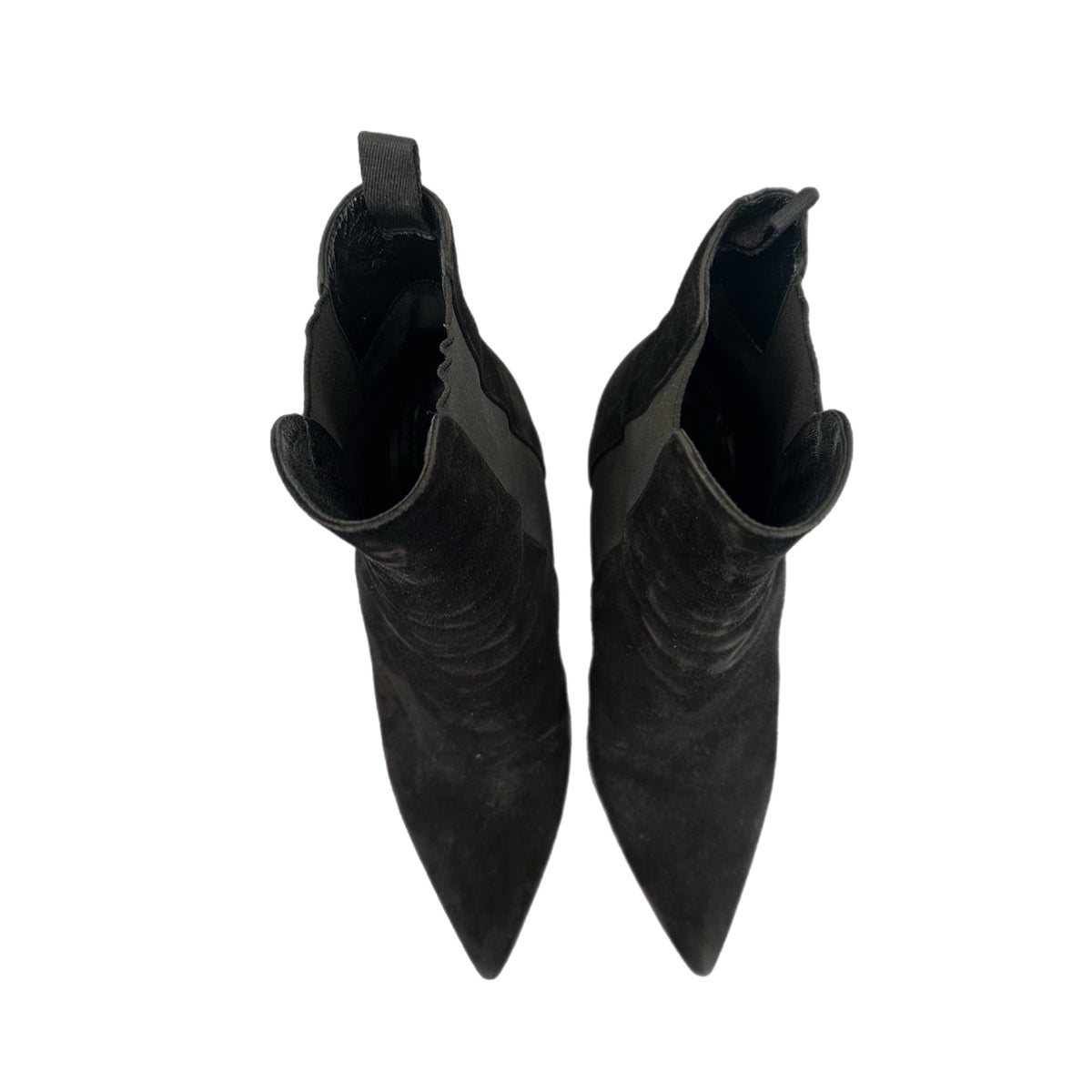 Prada Suede High Heeled Booties