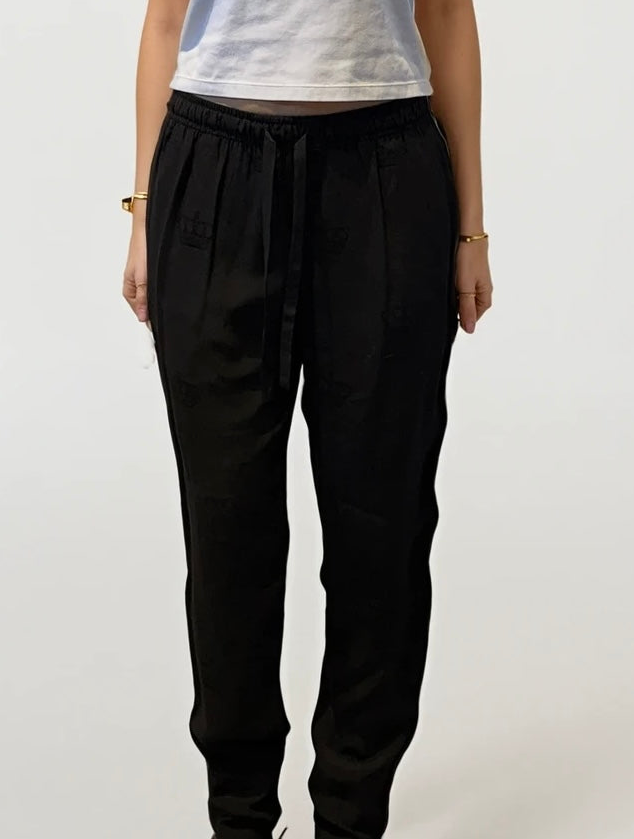 Dolce & Gabbana Black Crown Pants