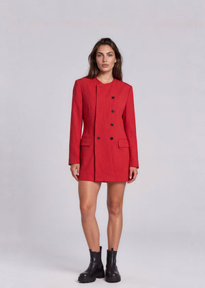 Escada Red Blazer Dress