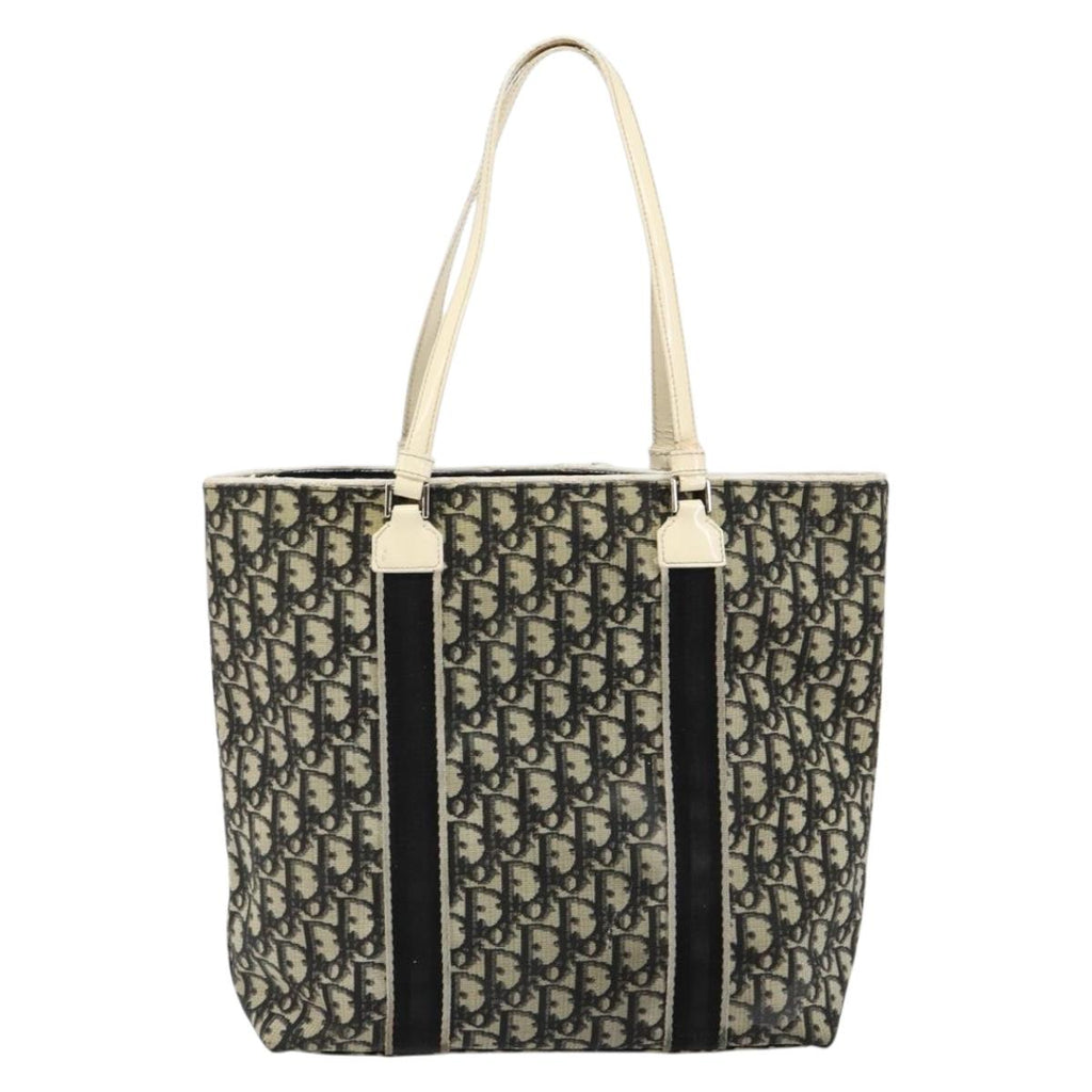 Dior Navy Canvas Trotter Bag