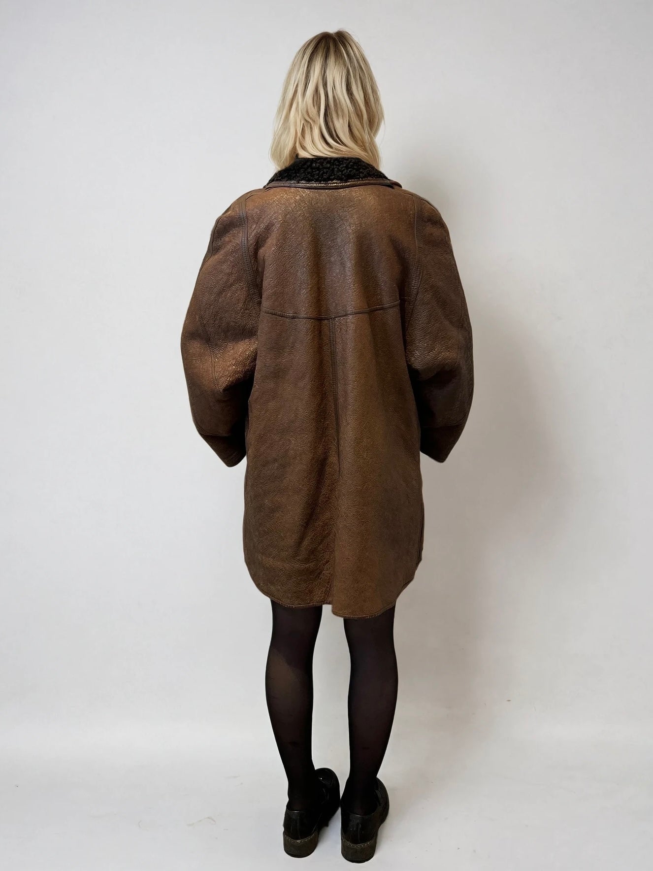 Brown Shearling Coat