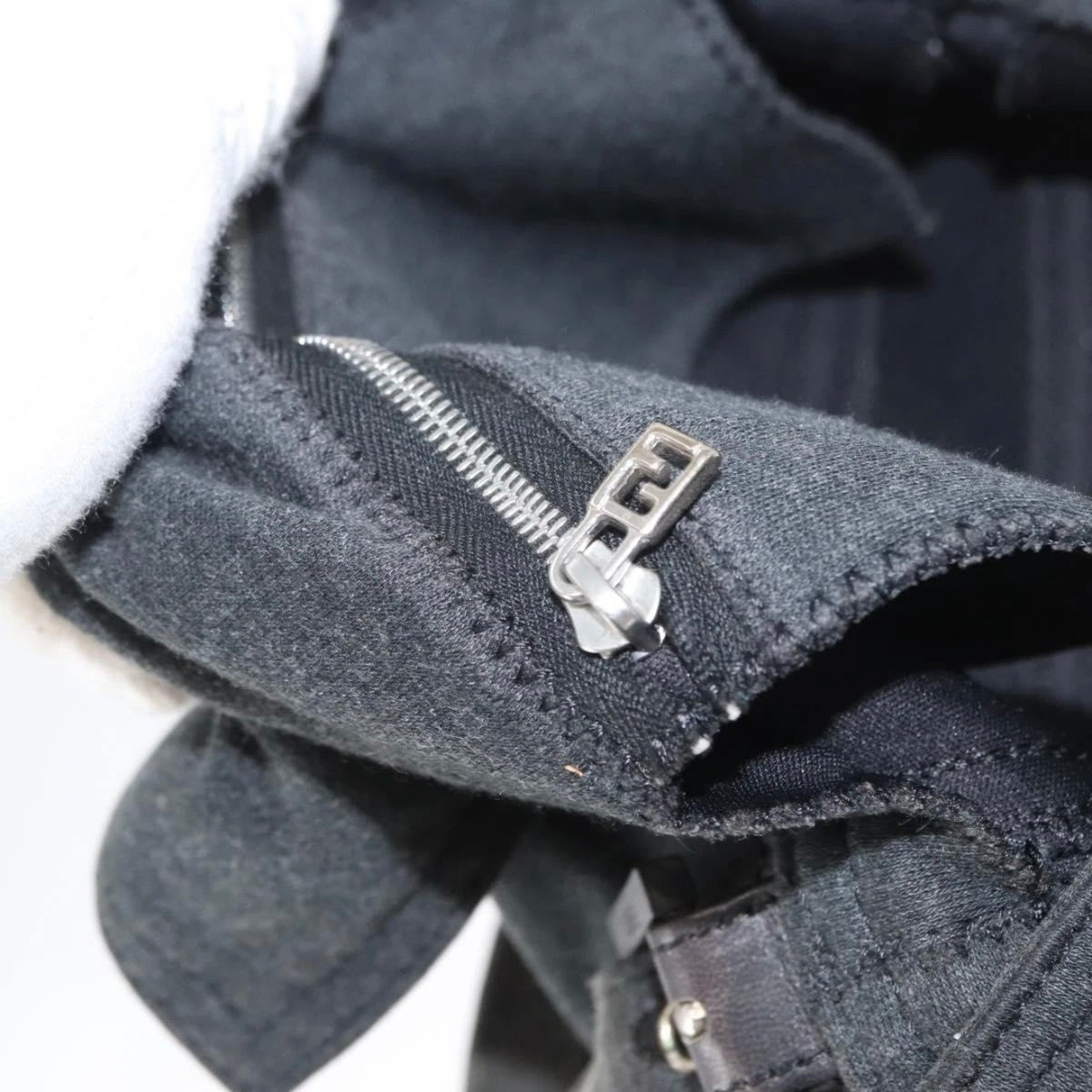 Fendi Grey Baguette