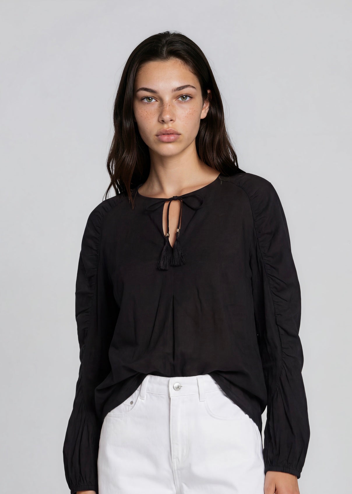 Saint Laurent Black Blouse