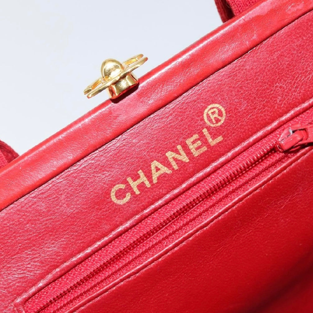 Chanel Red Handbag