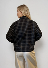 Load image into Gallery viewer, YSL Navy Checked Bomber
