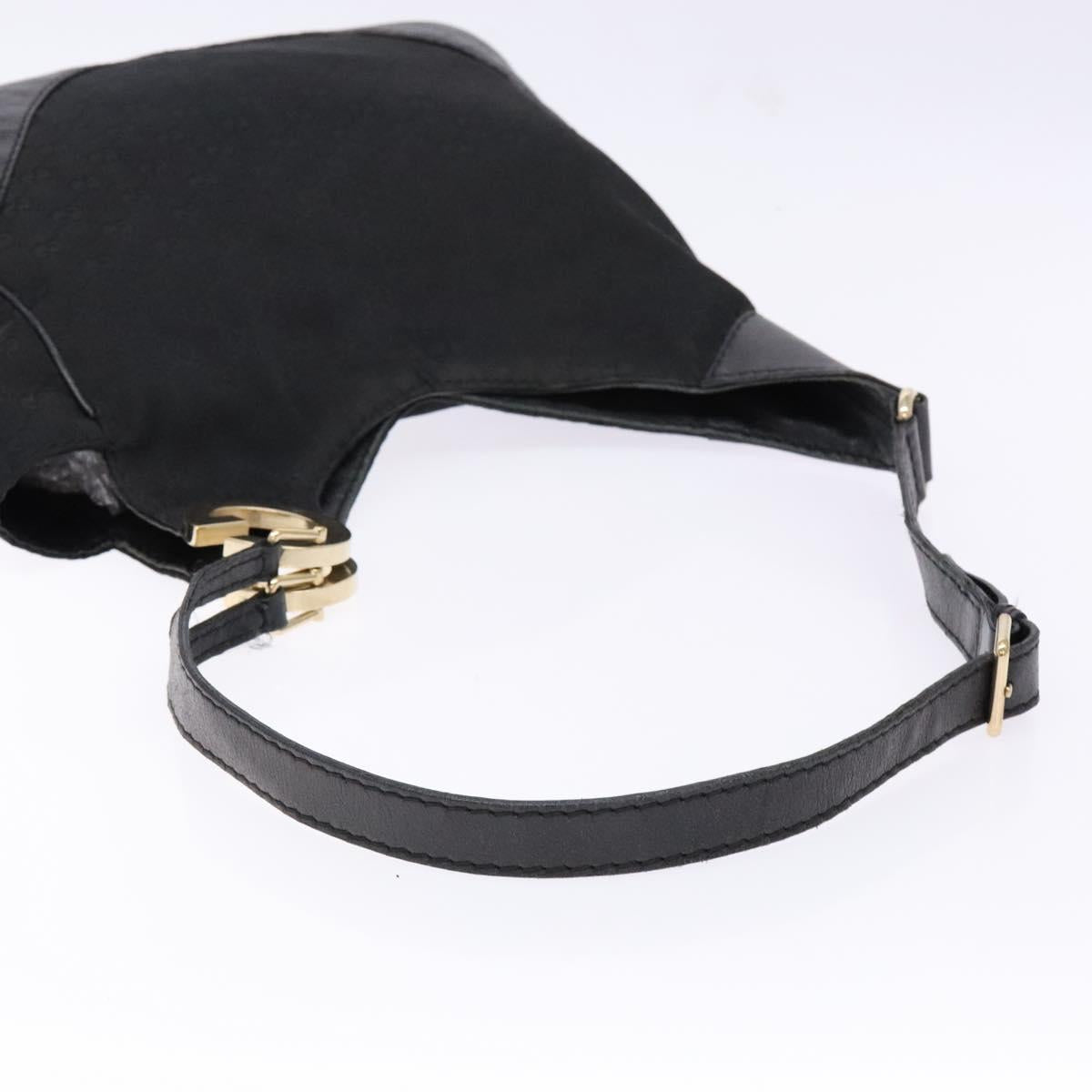 Gucci Black “G” Monogram Shoulder Bag