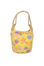Load image into Gallery viewer, Chanel Yellow Flower Bucket Tote
