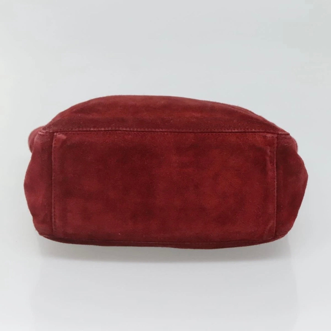 Chanel Red Suede Tote
