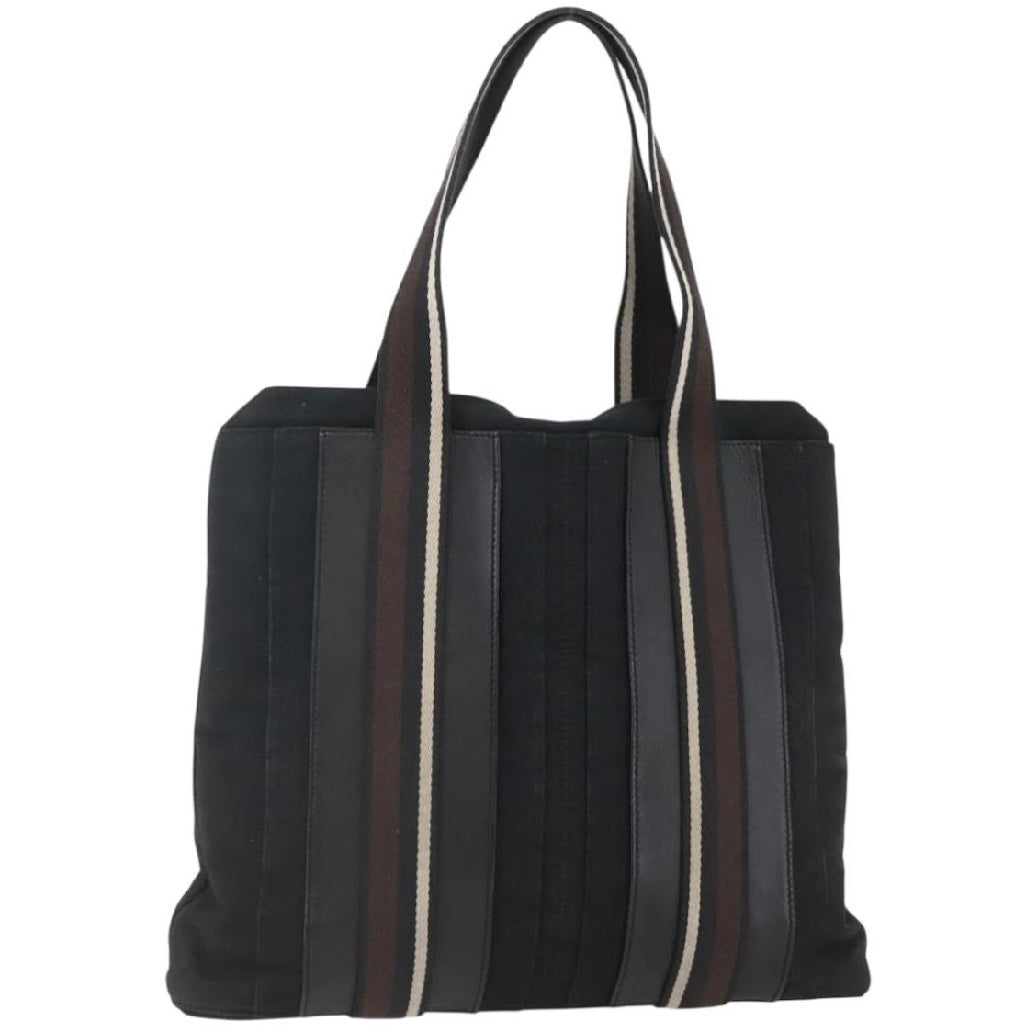 Hermès Black and Brown Tote