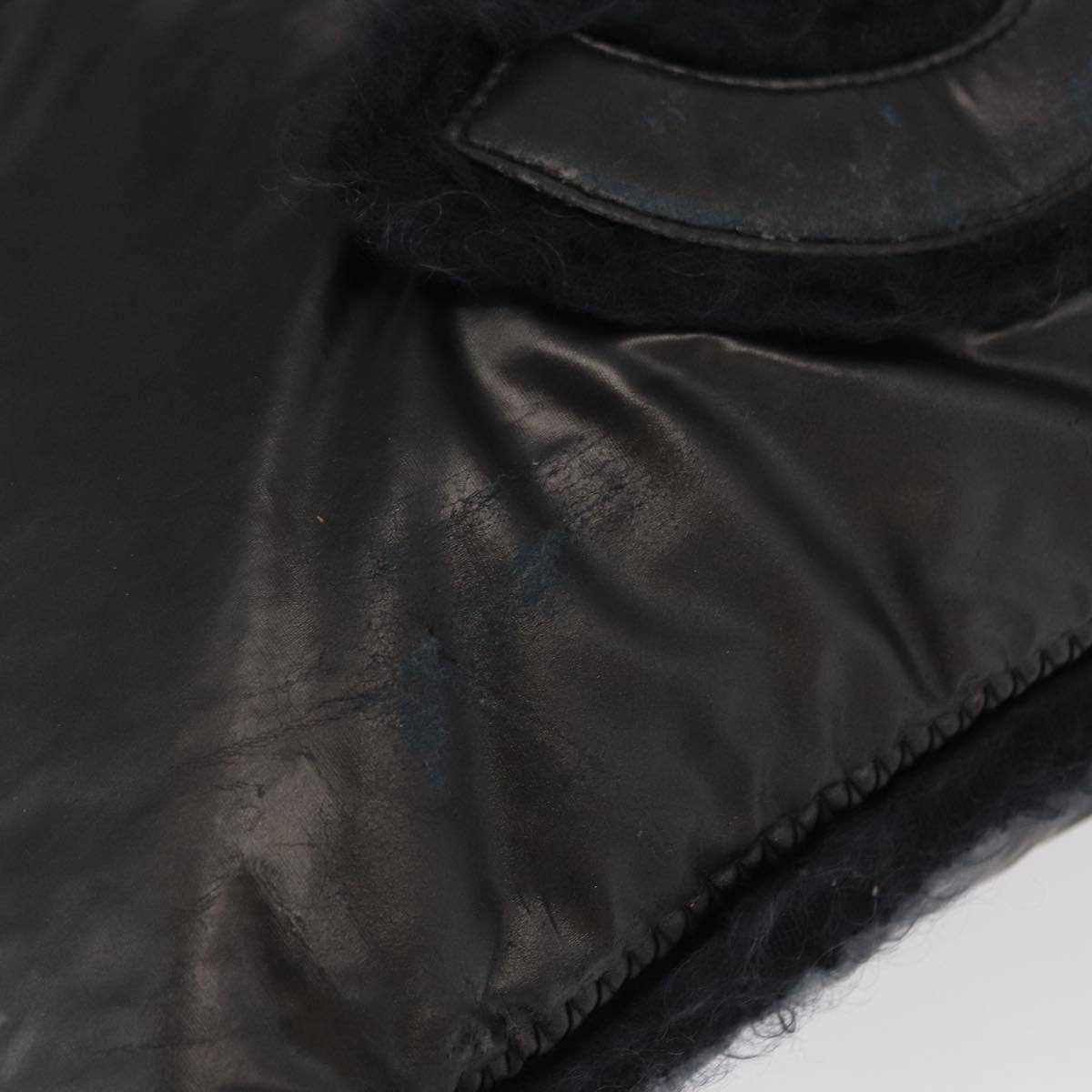 Chanel Black Logo Pillow Tote