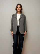 Load image into Gallery viewer, Jil Sander Grey Tweed Blazer Jacket
