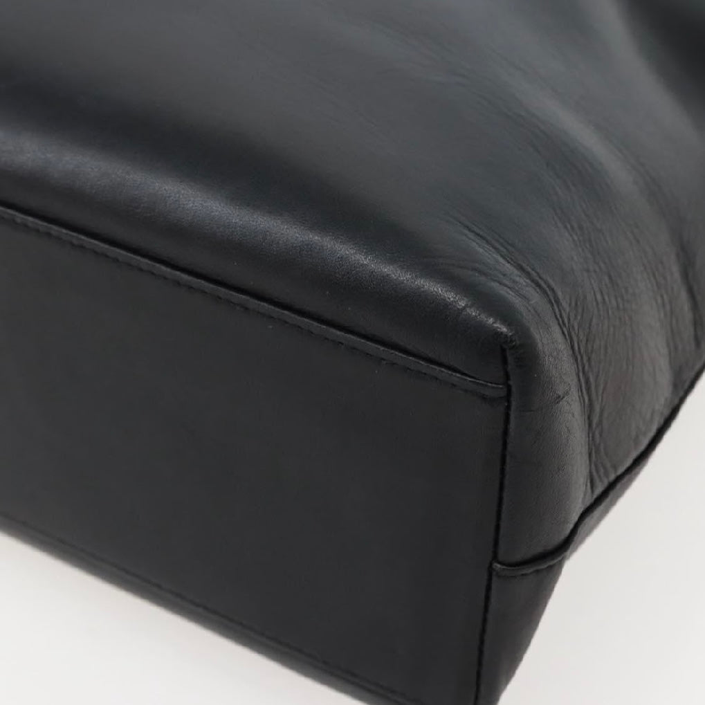 Chanel Black Leather Shoulder Bag