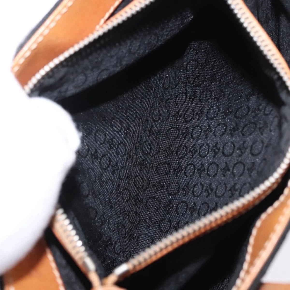 Celine Black Monogram Suede Handbag
