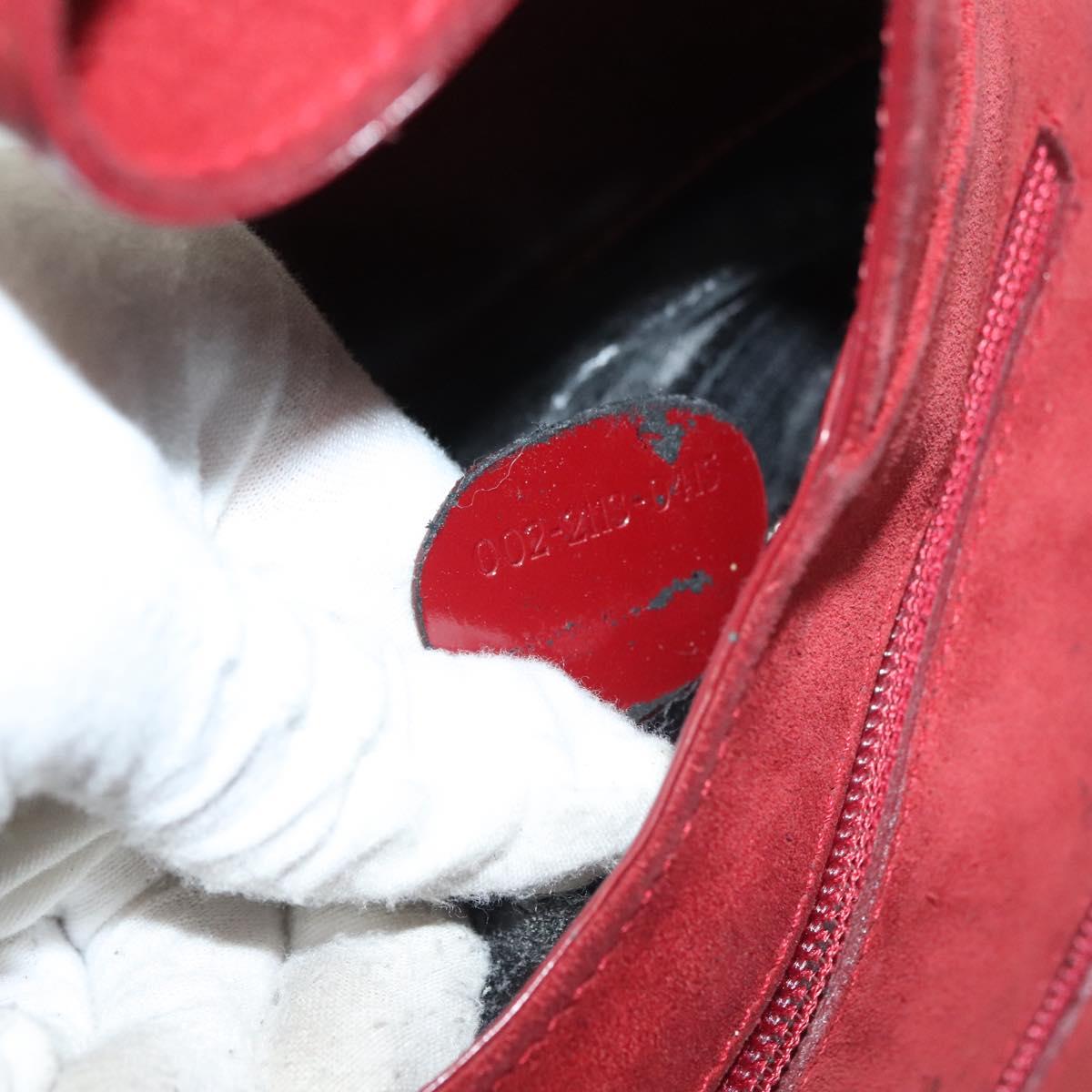 Gucci Tom Ford Red Suede Shoulder Bag