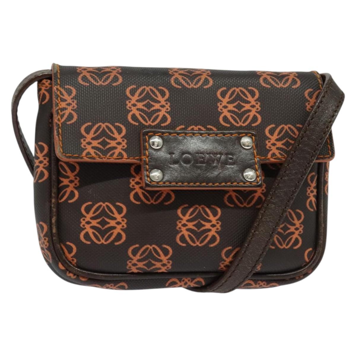 Loewe Orange and Brown Crossbody