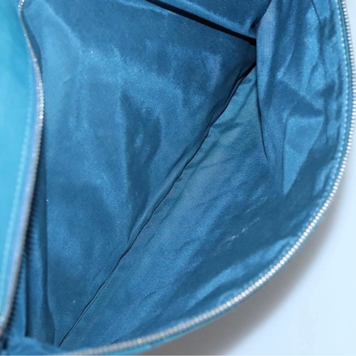 Chanel Blue Leather Clutch