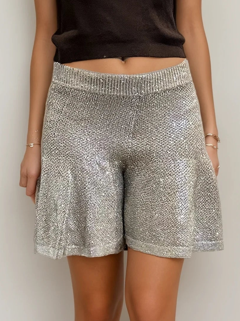 Alexander McQueen Sequin Shorts