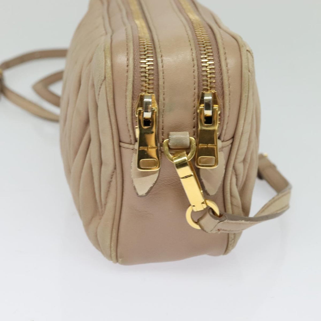 Miu Miu Nude Shoulder Bag