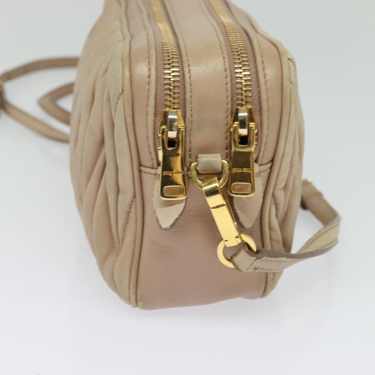 Miu Miu Nude Shoulder Bag