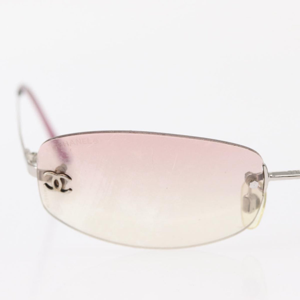 Chanel Pink Rimless Sunglasses