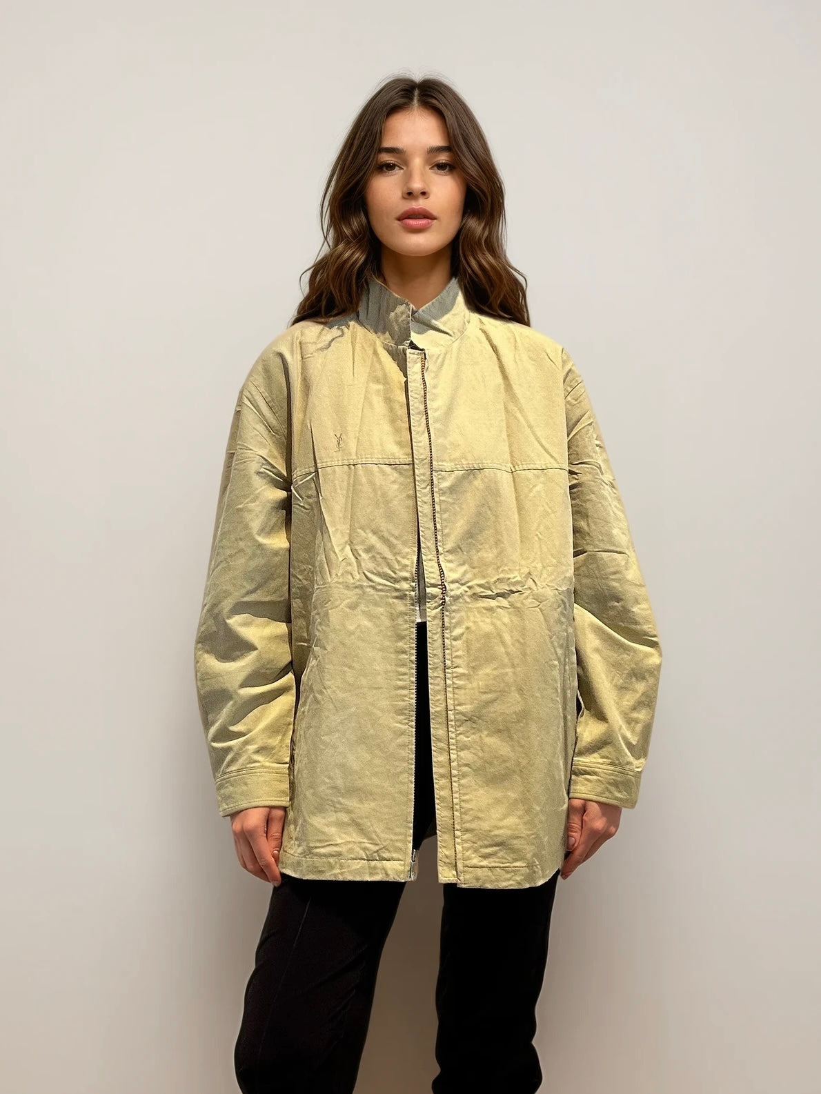 YSL Yellow/Tan Bomber
