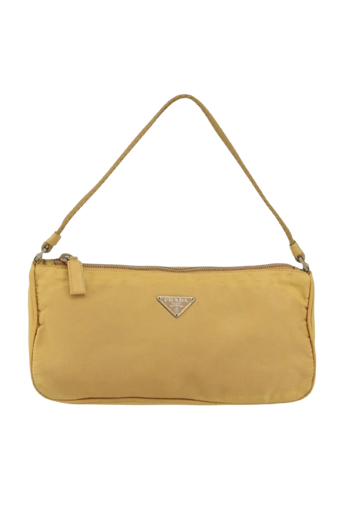 Prada Yellow Nylon Pochette