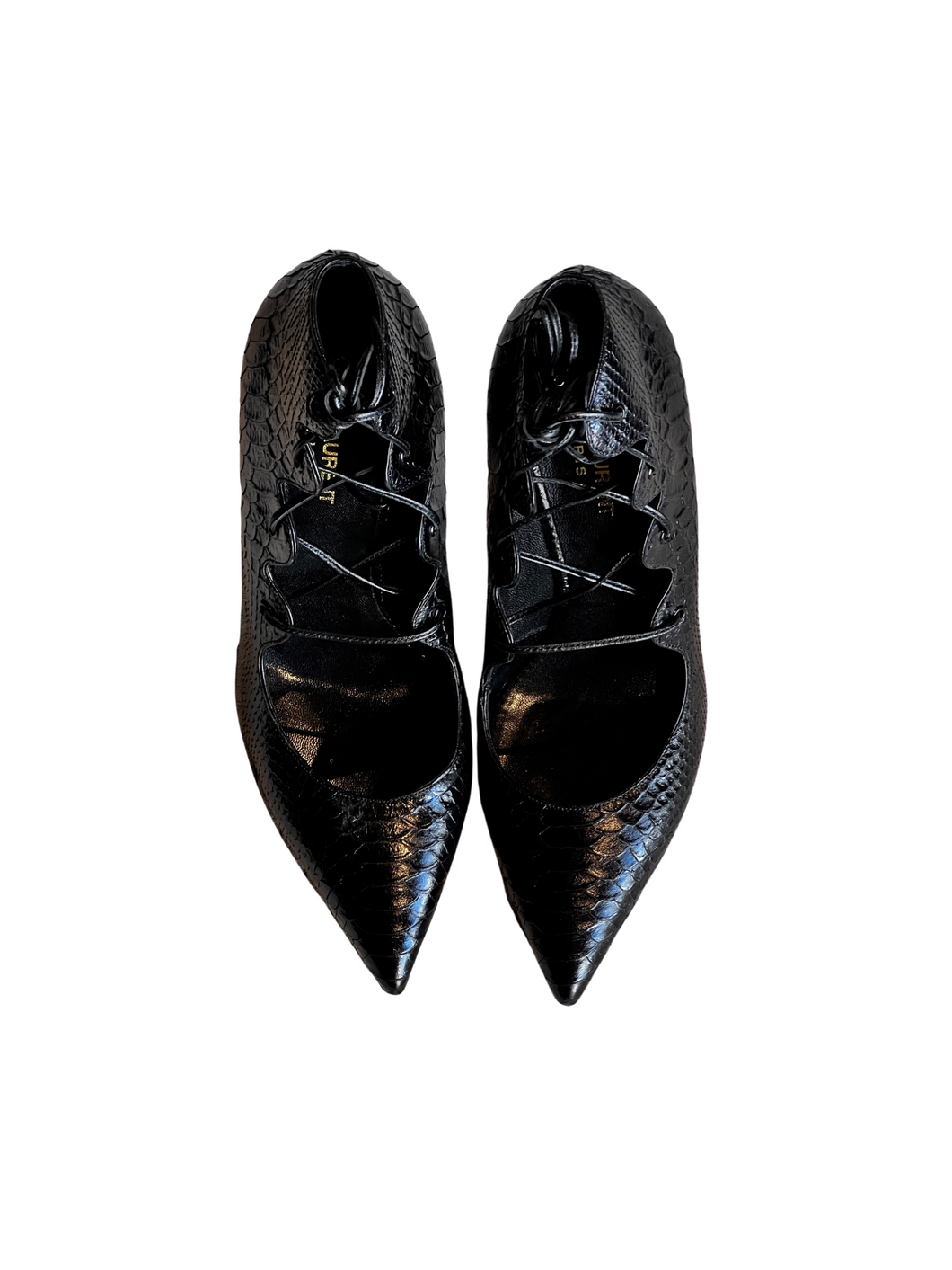 Saint Laurent Lace Up Pumps