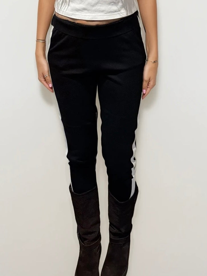 Stella McCartney Black and White Joggers