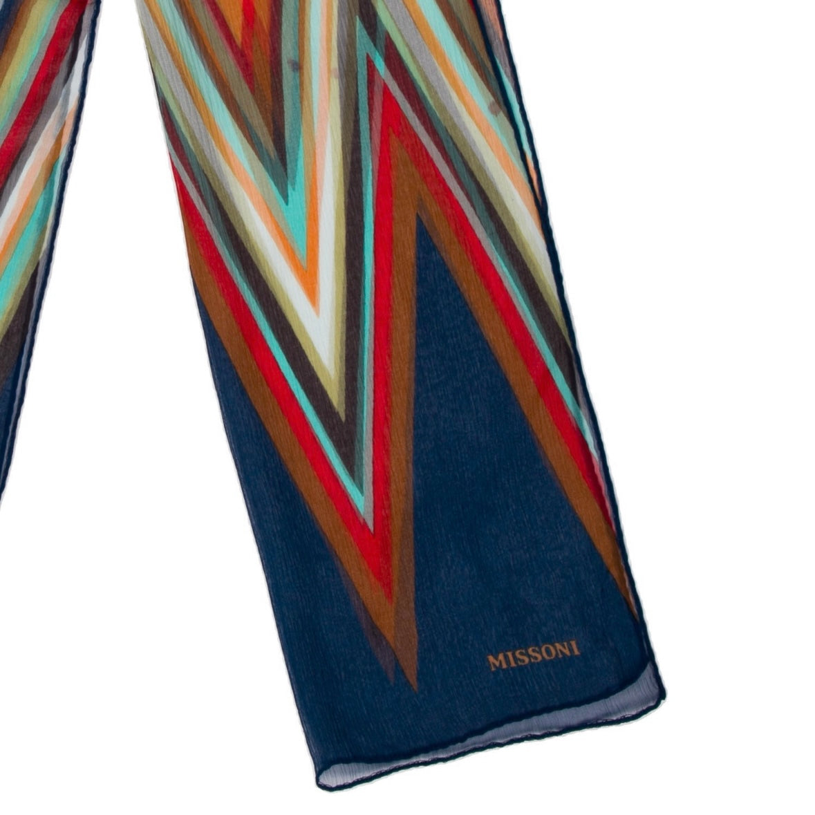 Missoni Navy Printed Scarf/Sarong