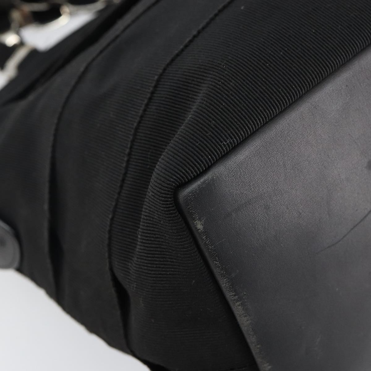 Ferragamo Black Chain Tote
