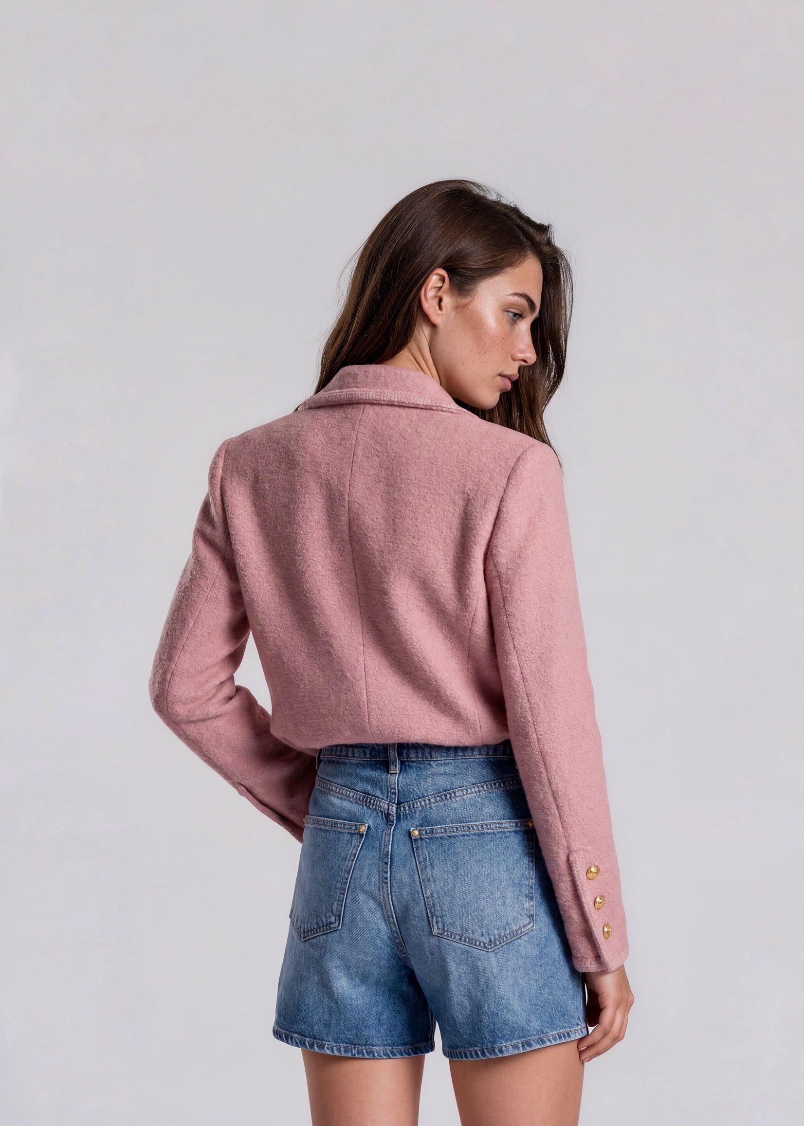 Chanel Pink Tweed Blazer