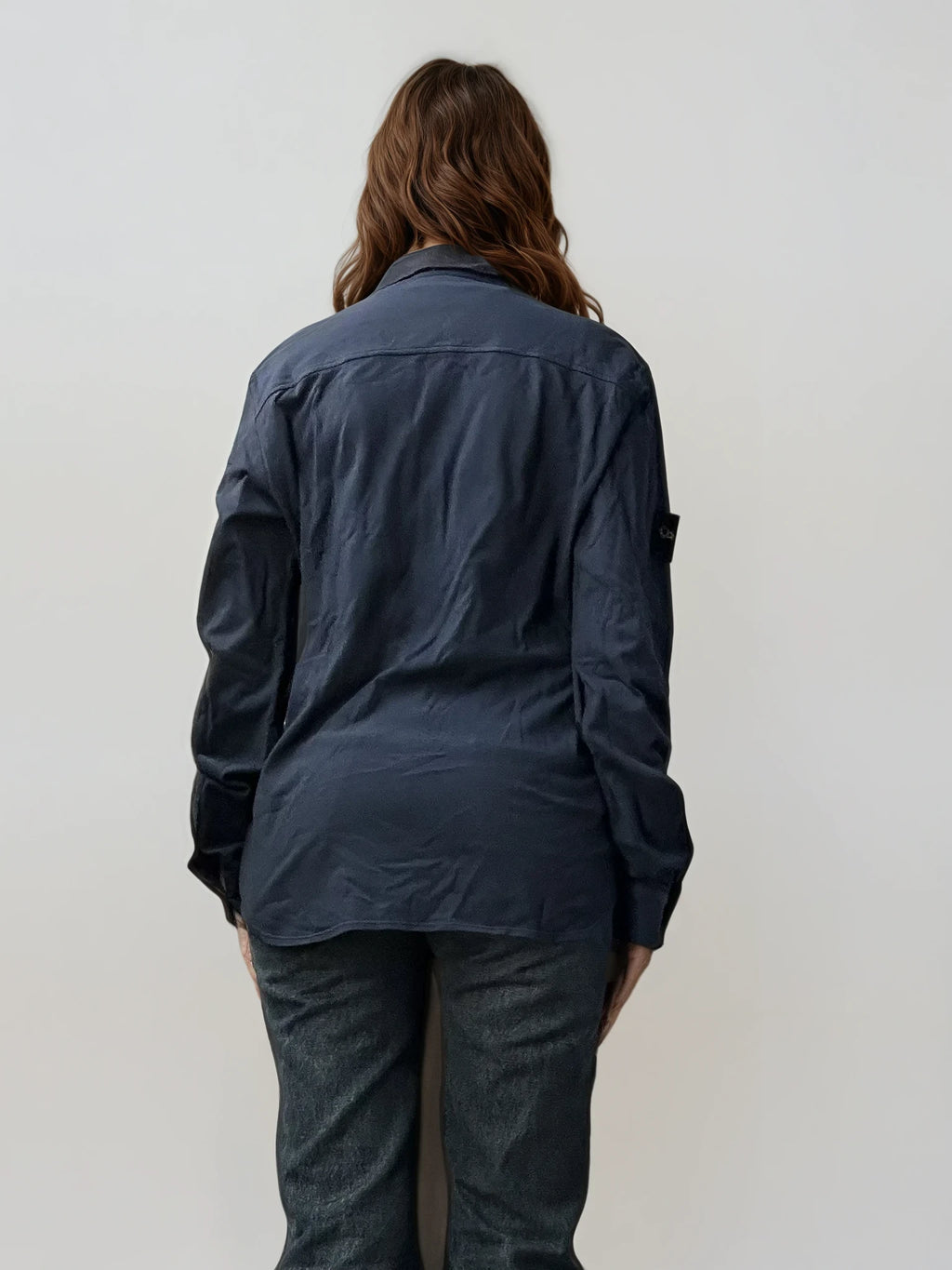 Stone Island Navy Button Down