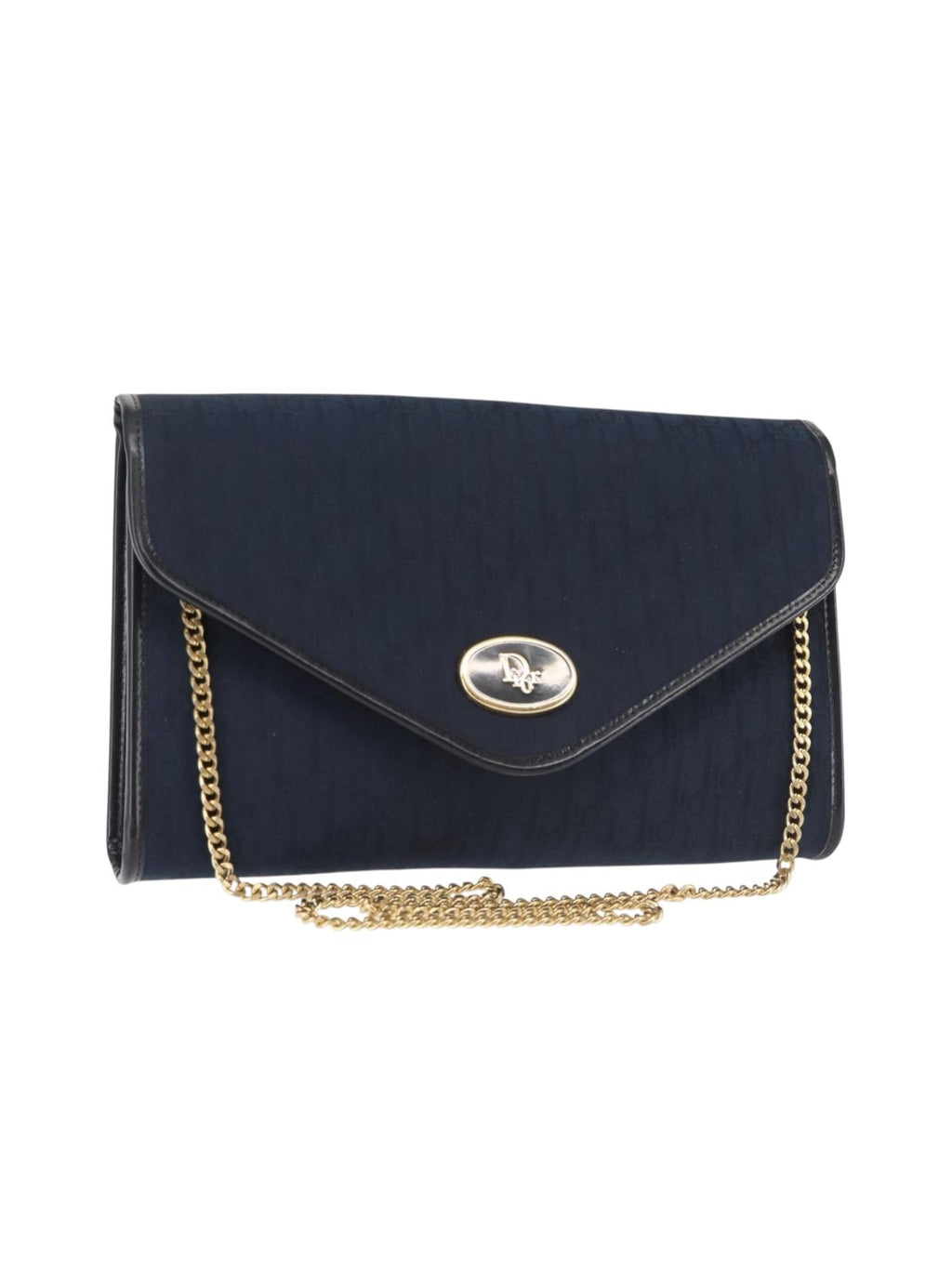 Dior Navy Trotter Shoulder Bag
