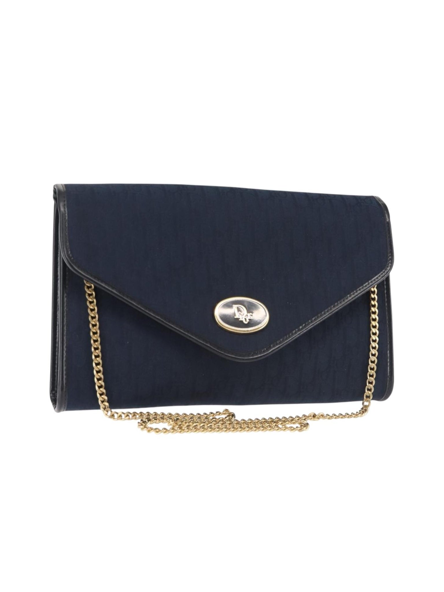 Dior Navy Trotter Shoulder Bag