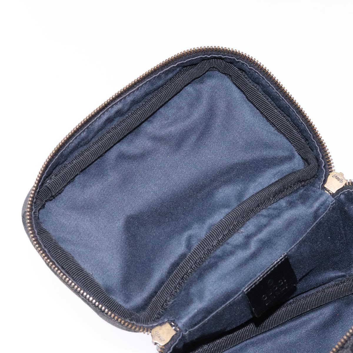 Gucci Black Monogram Vanity Bag