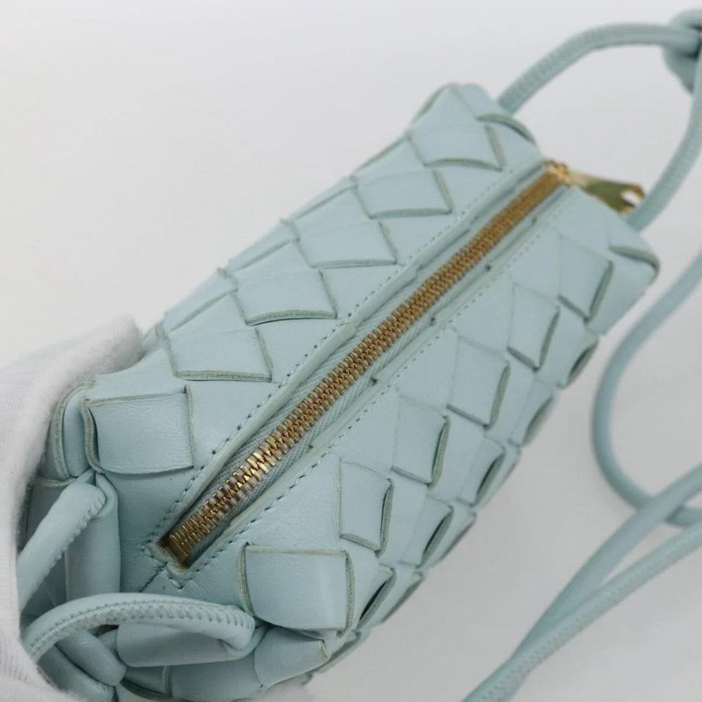 Bottega Veneta Blue Mini Crossbody Bag