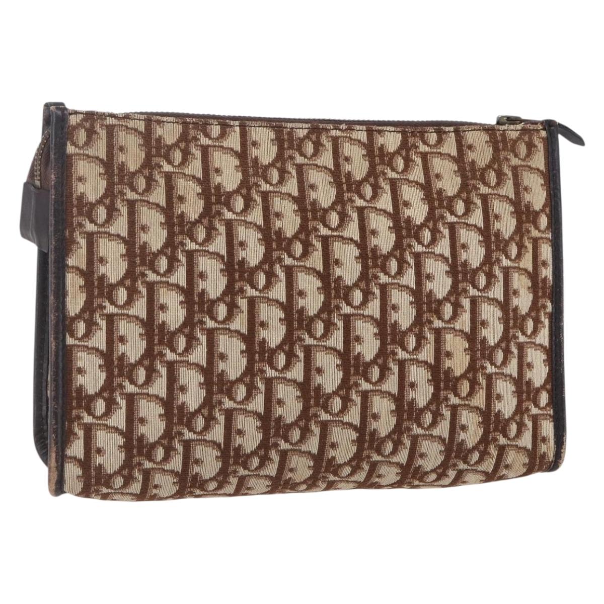 Dior Brown Monogram Clutch