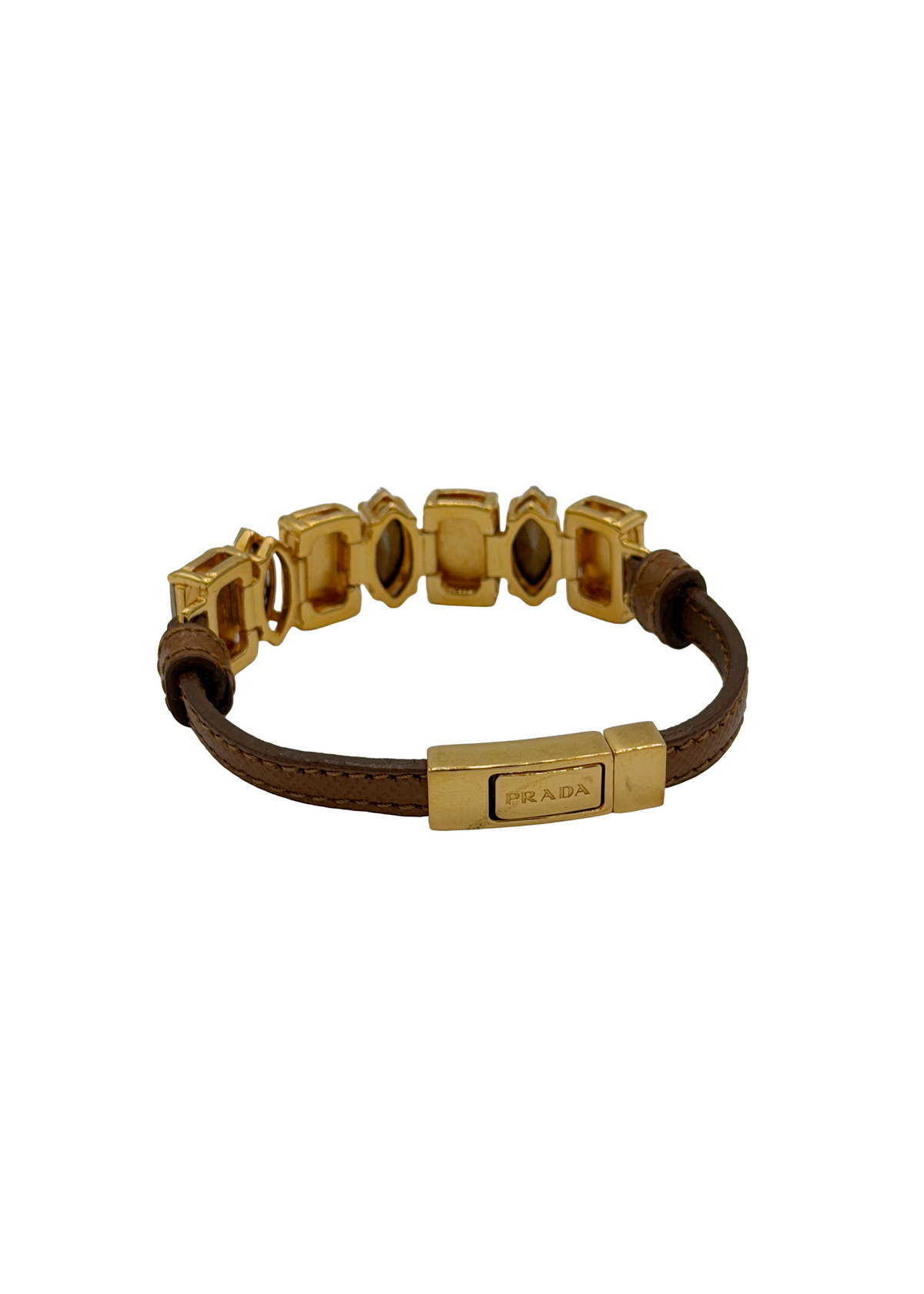 Prada Crystal Brown Bracelet