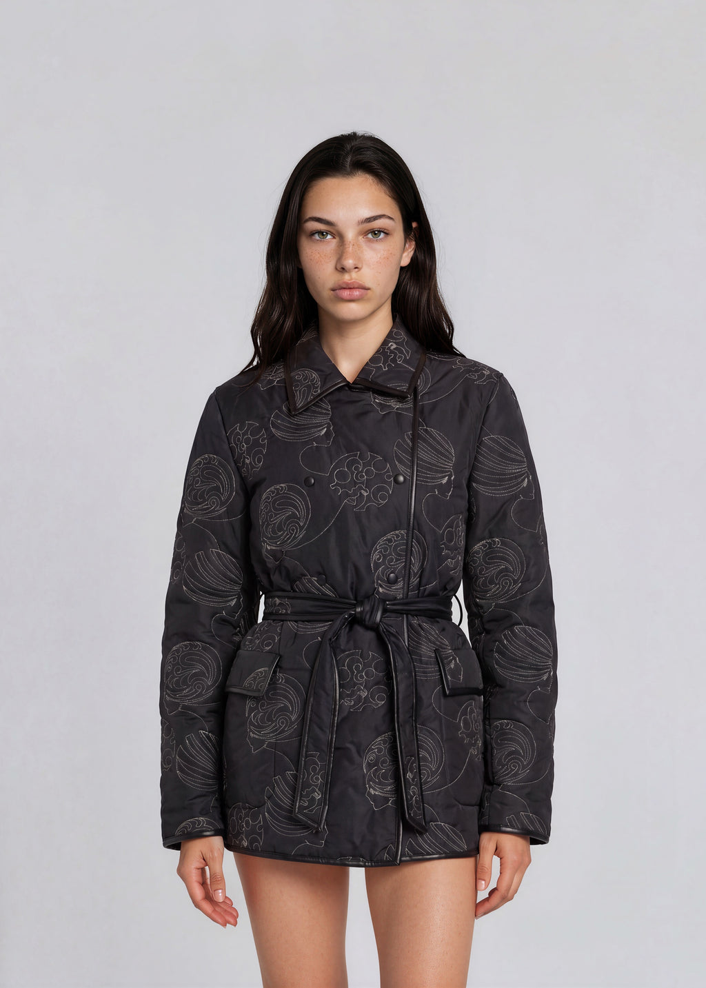 Escada Black Printed Jacket