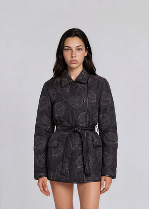 Escada Black Printed Jacket