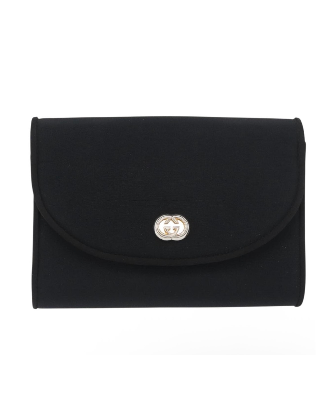 Gucci Black Satin Evening Bag