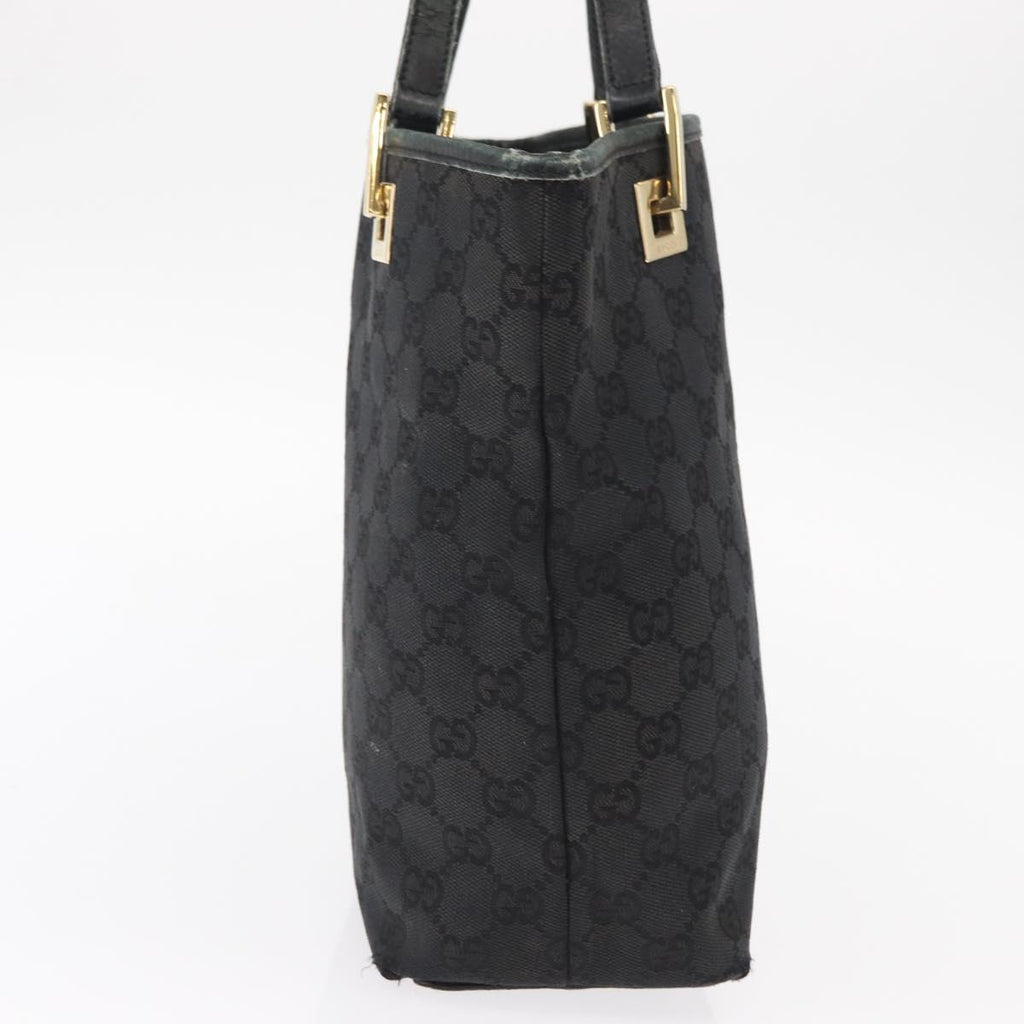 Gucci Black Monogram Tote Bag
