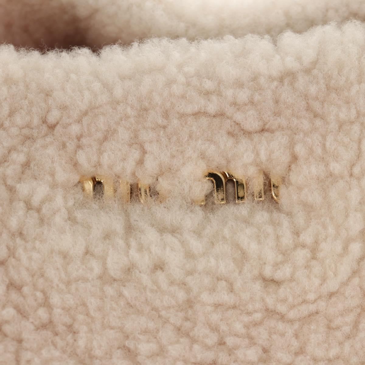 Miu Miu Pink Shearling Tote