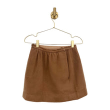 Load image into Gallery viewer, Camel Fleece Mini Skirt
